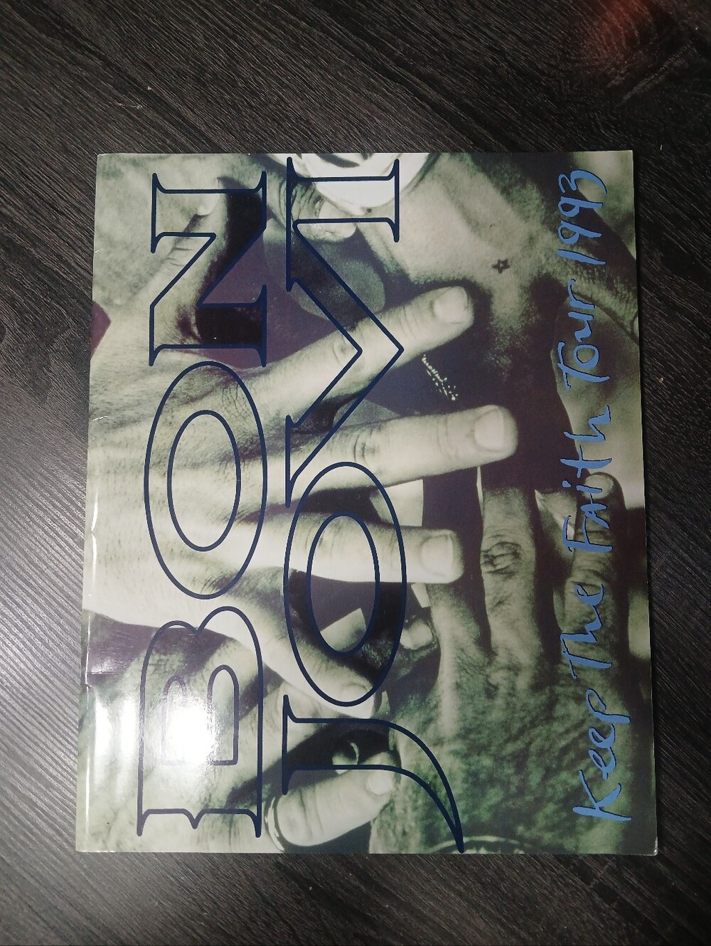 Vtg Bon Jovi Keep The Faith 1993 Tour Book Concert Program Rock Collectible